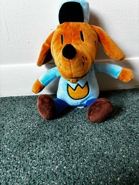 Dogman Plush Toy – Blue & Brown